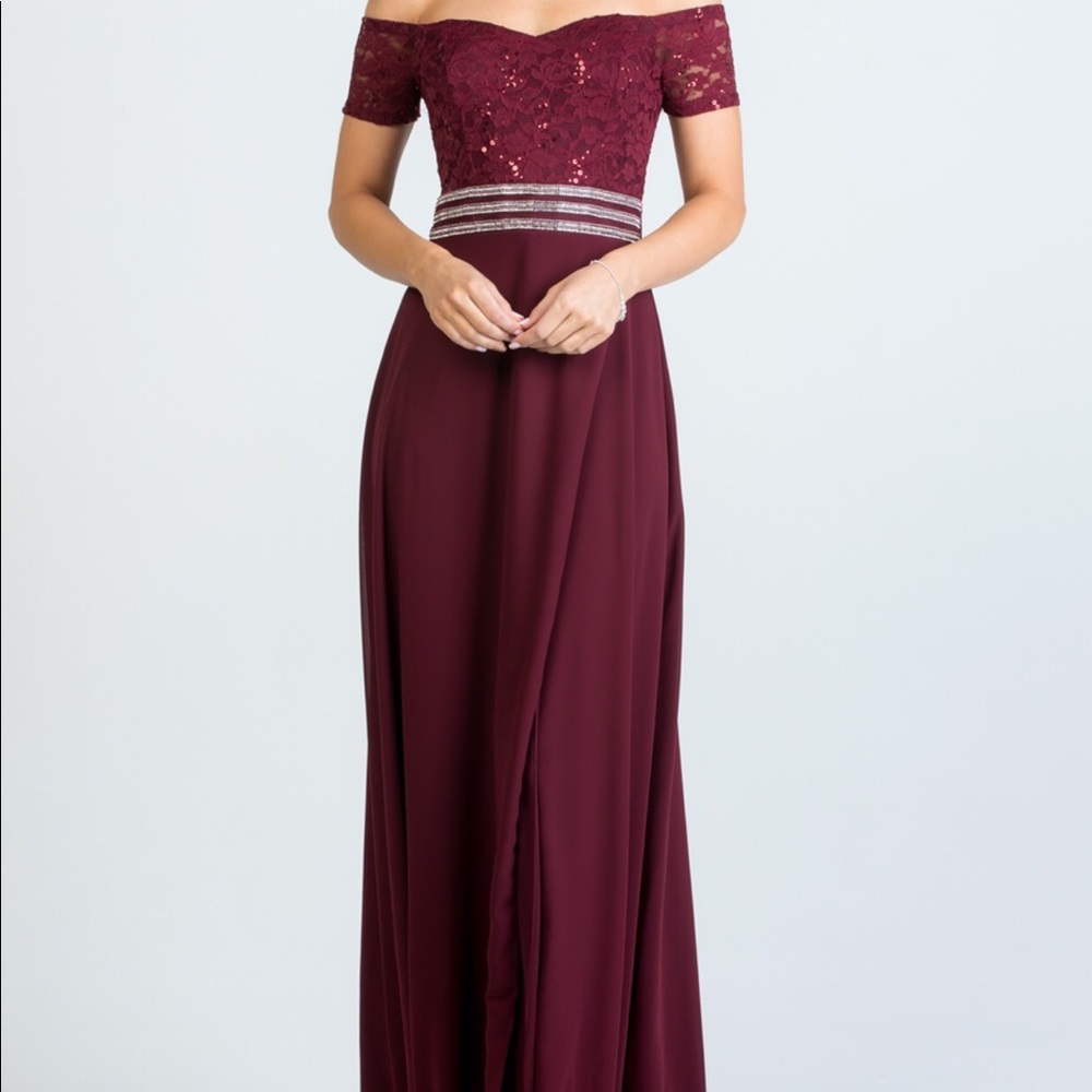 🆕NWT PROM BRIDESMAIDS Dress Embellished Dress